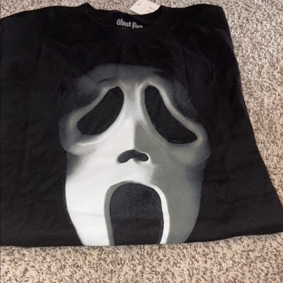 Bioworld White Ghostface Mask Short Sleeve Tee - Picture 1 of 1